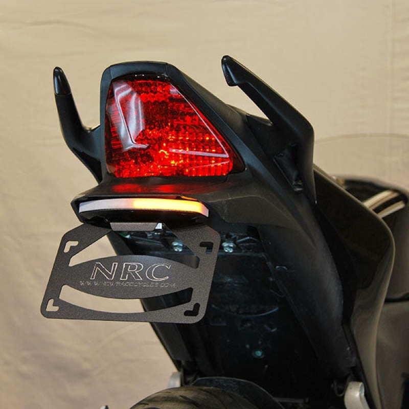 Honda CBR250R Fender Eliminator - New Rage Cycles - Textured Finish with LED Turn Signals - Black - `11-`27